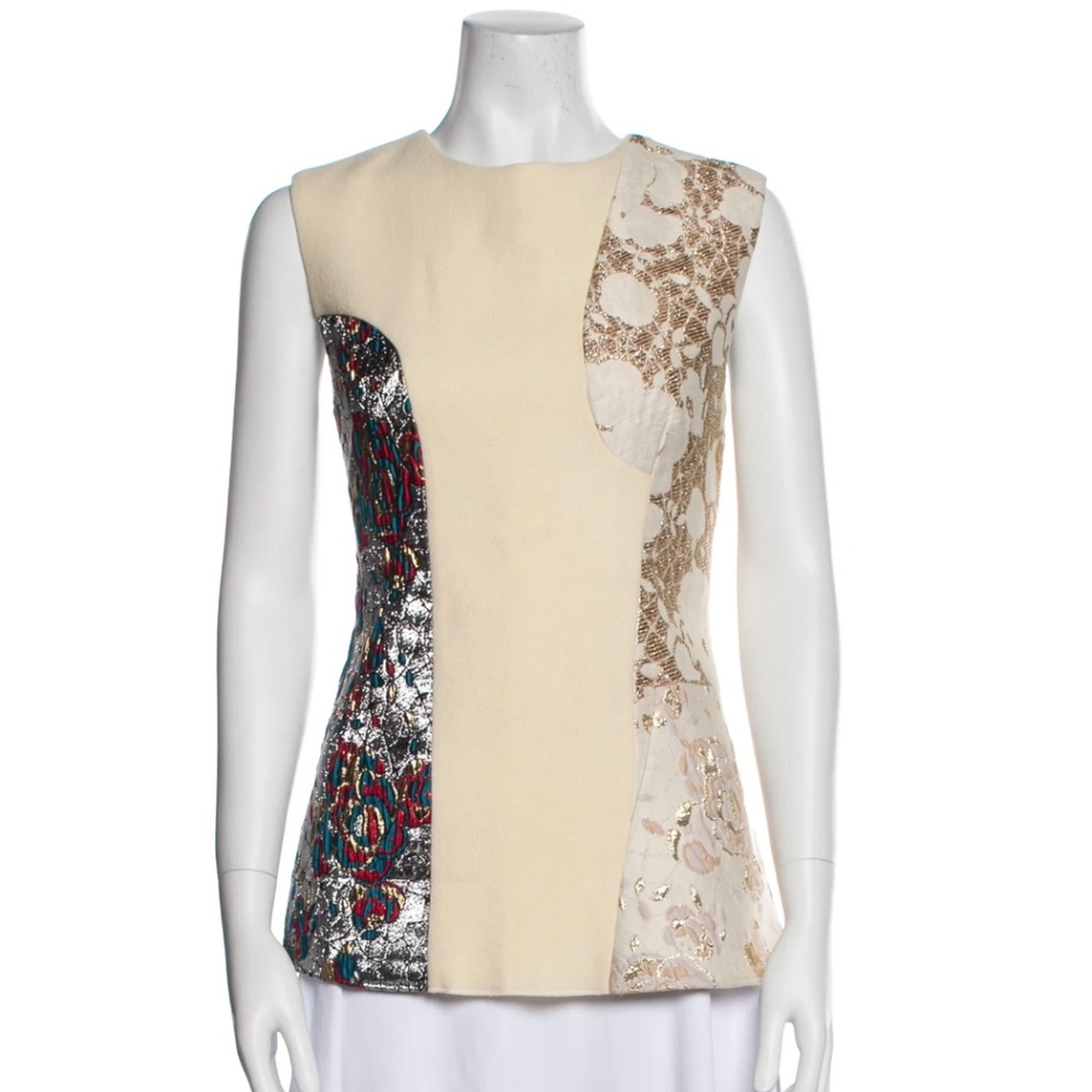 Stella McCartney Metallic Accent Top Size Small